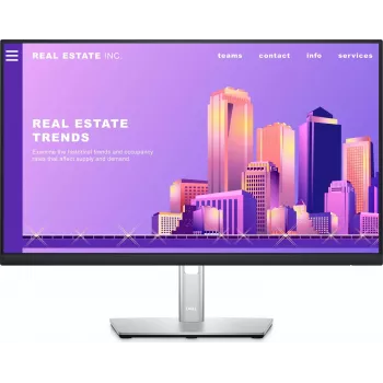 DELL P2425HE 23,8 colio Full HD IPS monitorius su USB-C stotele, 90W įkrovimu, internetine kamera ir garsiakalbiais
