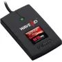 RF IDeas WAVE ID Plus Keystroke RA FactoryTalk V2 juodos spalvos paviršiaus montavimo skaitytuvas