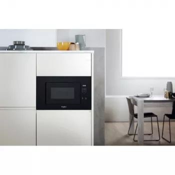 WHIRLPOOL įmontuojama mikrobangų krosnelė WMF200G NB, 20L, juoda