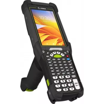 Zebra MC945B-3G1M6HSS-A6 4,3 colio rankinis kompiuteris su pistoleto rankena - 6GB RAM, 128GB UFS, 58 klavišų klaviatūra, 7000 mAh baterija