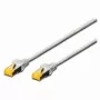 DIGITUS CAT6A S/FTP tinklo komutacinis laidas, 10 m, pilkas