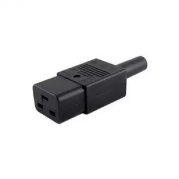 MicroConnect C19PLUG maitinimo laidas, C19 mova, juodas
