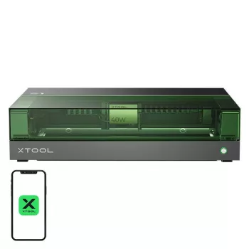 2-in-1 lazerinė graviravimo ir pjovimo mašina xTool S1 40W Basic (Juoda)
