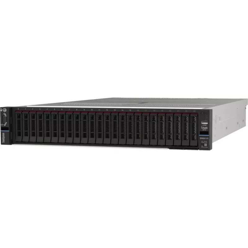 Lenovo ThinkSystem SR650 V3 stovo serveris (2U) Intel Xeon Silver 4509Y 2.6 GHz 32 GB DDR5-SDRAM 1100 W