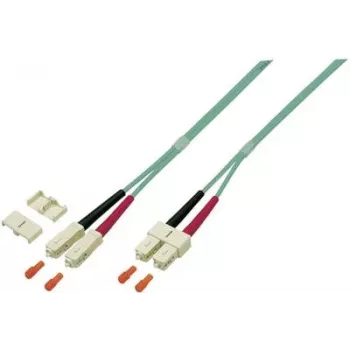 EFB Elektronik O0318.1 Duplex SC-SC OM4 šviesolaidinis komutacinis kabelis, 1 m, violetinės spalvos