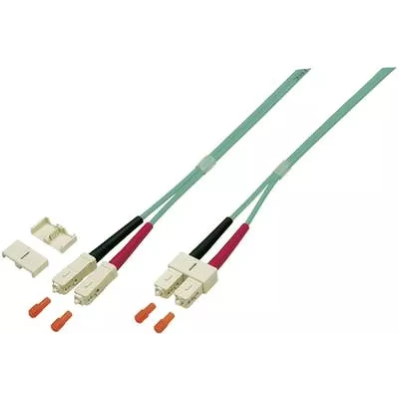 EFB Elektronik O0318.1 Duplex SC-SC OM4 šviesolaidinis komutacinis kabelis, 1 m, violetinės spalvos