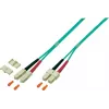 EFB Elektronik O0318.2 Duplex šviesolaidinis komutacinis kabelis, SC–SC, OM4 50/125 µm, LSZH, 2 m, violetinės spalvos