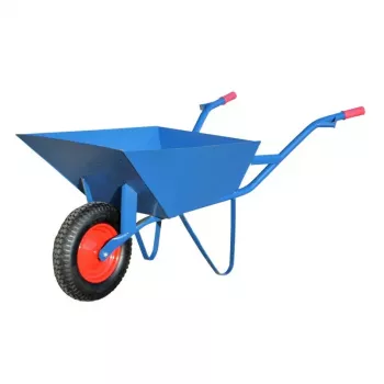 AWTOOLS AW00032 Sodo vežimėlis / Karutis – 200 kg keliamoji galia, 100 L, cinkuoto plieno dėklas, pneumatinės padangos