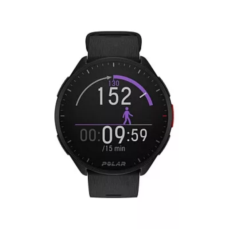 Polar Pacer GPS bėgimo laikrodis – Night Black (S/L dirželis)