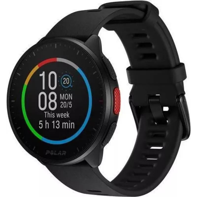 Polar Pacer GPS bėgimo laikrodis – Night Black (S/L dirželis)