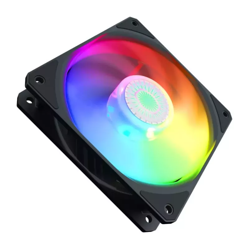 Cooler Master MasterFan MF120 Lite ARGB 120mm PWM Case Fan, 650-1750 RPM, 47.2 CFM, Black