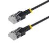 StarTech.com 30cm Ultra Slim Cat6a UTP Patch Cable - RJ-45 Male to RJ-45 Male - Blue