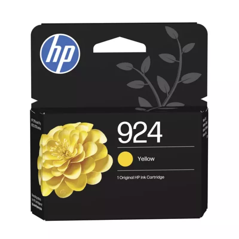HP 924 geltona originali rašalo kasetė, 5.5 ml, Officejet