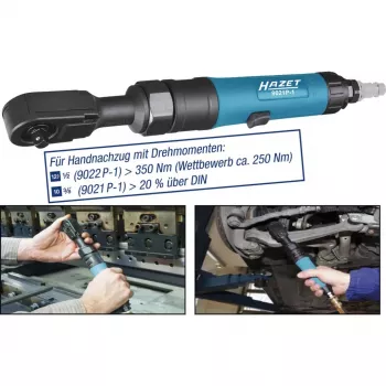 HAZET 9022P-1 Pneumatinis veržliaraktis - 1/4 colio - 678 Nm - Juoda/Mėlyna