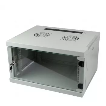 ALLNET 19 inch Sieninis tinklo spintos korpusas 4U Vientisas 594x541mm Šviesiai pilkas SMQ serija
