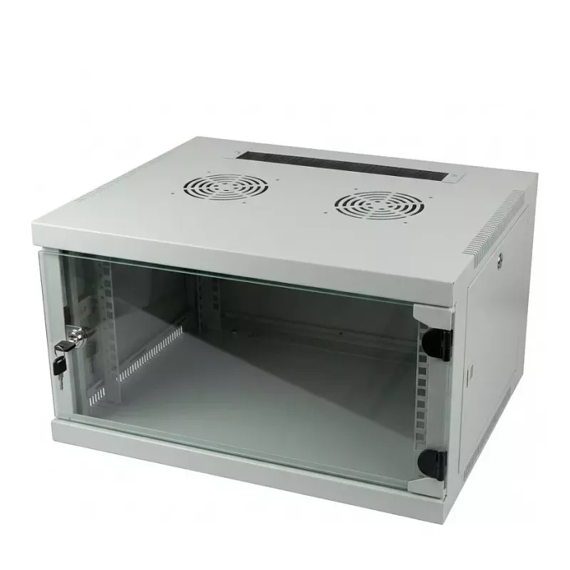 ALLNET 19 inch Sieninis tinklo spintos korpusas 4U Vientisas 594x541mm Šviesiai pilkas SMQ serija