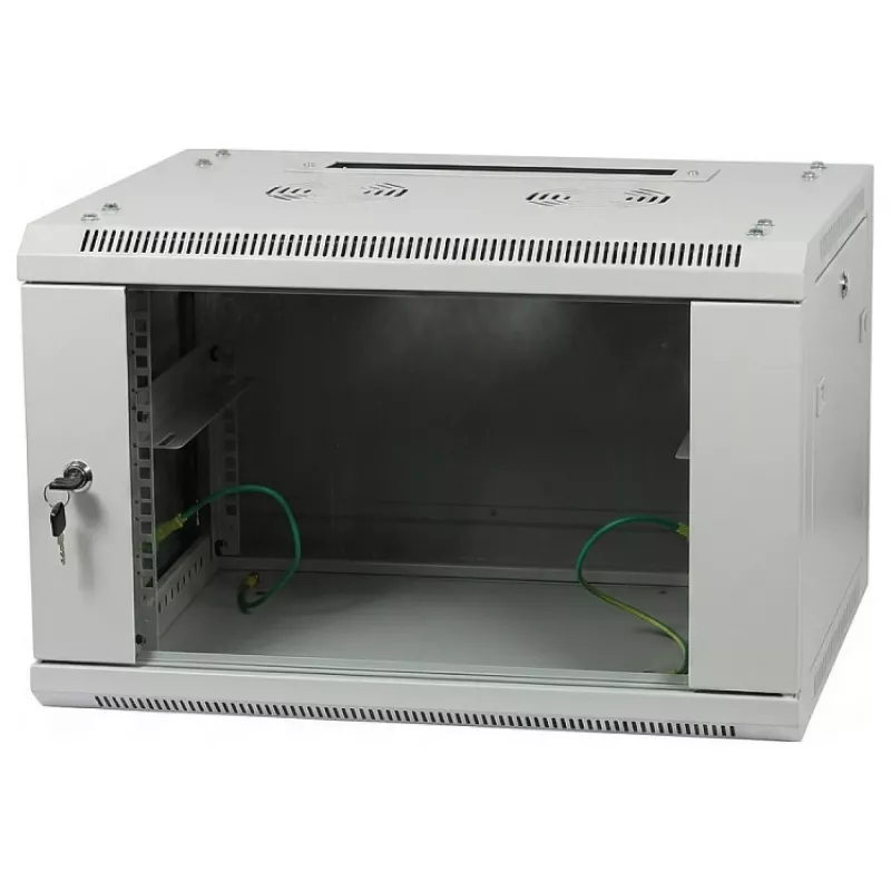 ALLNET 19 inch Sieninis Stovas 15U Vienos Sekcijos Gylis 600mm Šviesiai Pilkas Plokščios Pakuotės SMA Serija