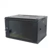 ALLNET SMA-Series 19 inch Sieninis Stovas 9U 1-Dalis 600mm Gylio Juodas Flat Pack