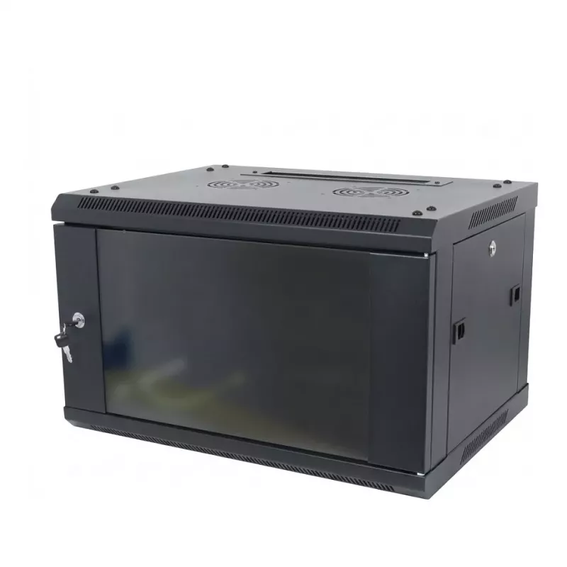 ALLNET SMA-Series 19 inch Sieninis Stovas 9U 1-Dalis 600mm Gylio Juodas Flat Pack