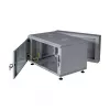 EFB 19 inch Sieninis spintos korpusas 12U, pasukamas, 2 dalių, RAL 7035, gylis 500 mm