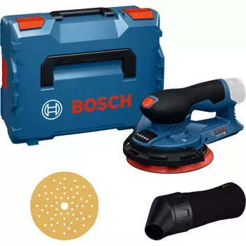 Bosch Professional GEX 12V-150-3 Belaidis Ekscentrinis Šlifuoklis (12V, 150 mm, Brushless EC variklis, su L-BOXX dėžute)