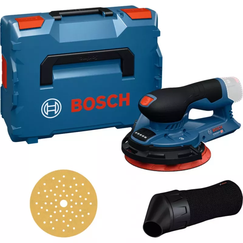 Bosch Professional GEX 12V-150-3 Belaidis Ekscentrinis Šlifuoklis (12V, 150 mm, Brushless EC variklis, su L-BOXX dėžute)