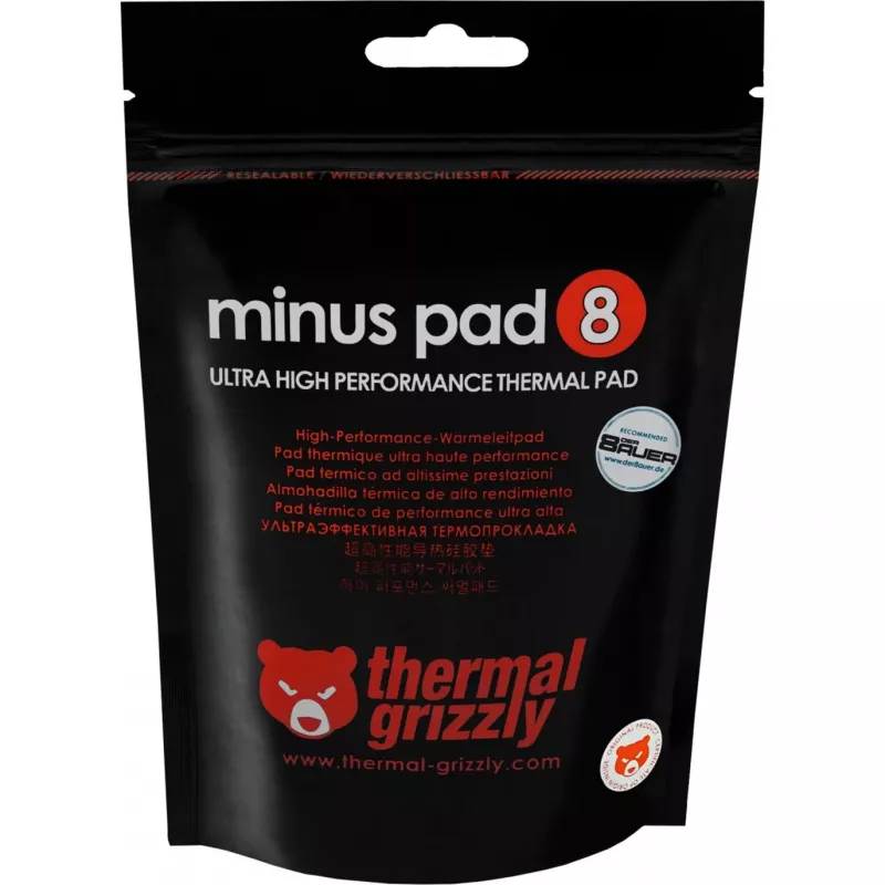 Termo pad Thermal Grizzly Minus Pad 8 - 30 × 30 × 1.5 mm
