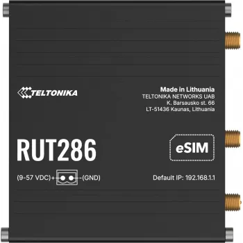 Teltonika RUT286 4G/LTE/3G RS232 RS485 Global POE Industrial Router