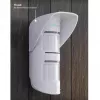 AJAX Apsauginis gaubtas „MotionProtect Outdoor“ (baltas)
