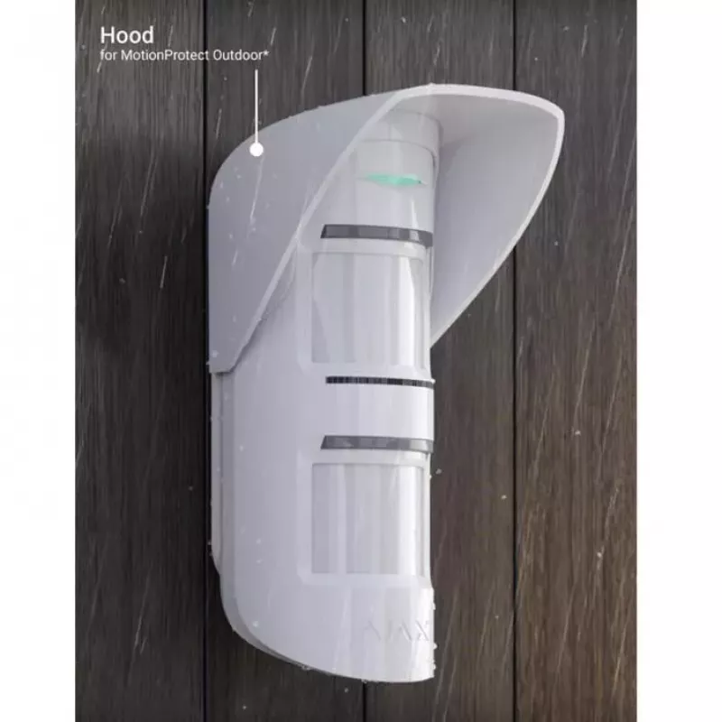 AJAX Apsauginis gaubtas „MotionProtect Outdoor“ (baltas)