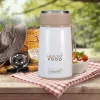 Maestro MR-1646-80 Dinner Thermos 0.8 L Nerūdijančio Plieno Vakuuminis Maisto Termosas su Sulankstomu Šaukšteliu