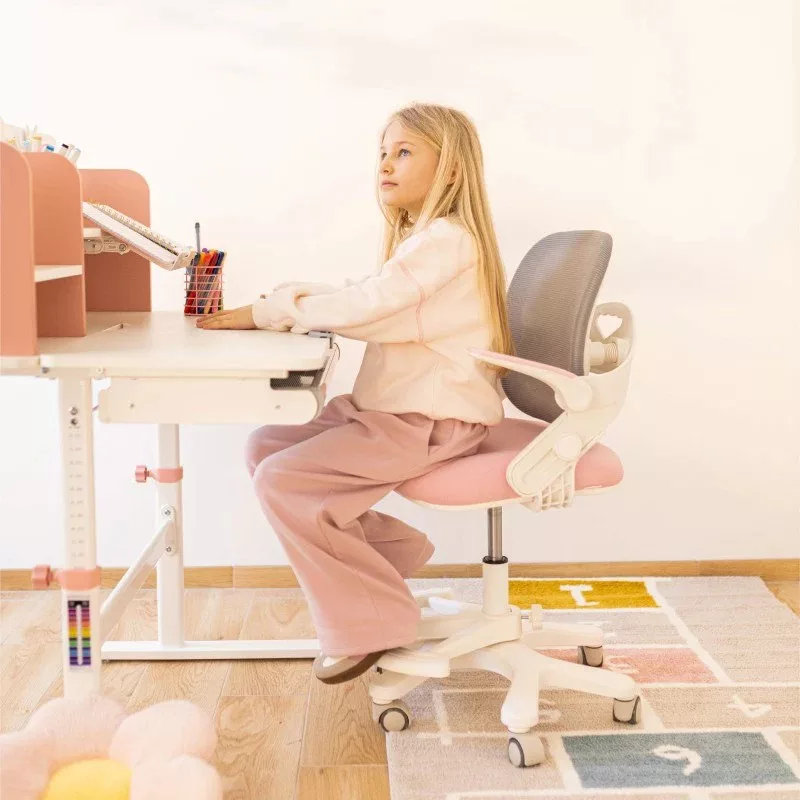 MARK ADLER Junior 4.3 Pink-Grey Swivel Chair