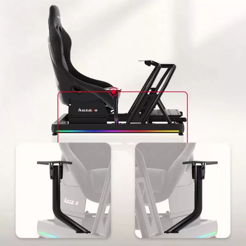 Huzaro Speed 9.0 Electric Height Adjustable Desk Frame - Black