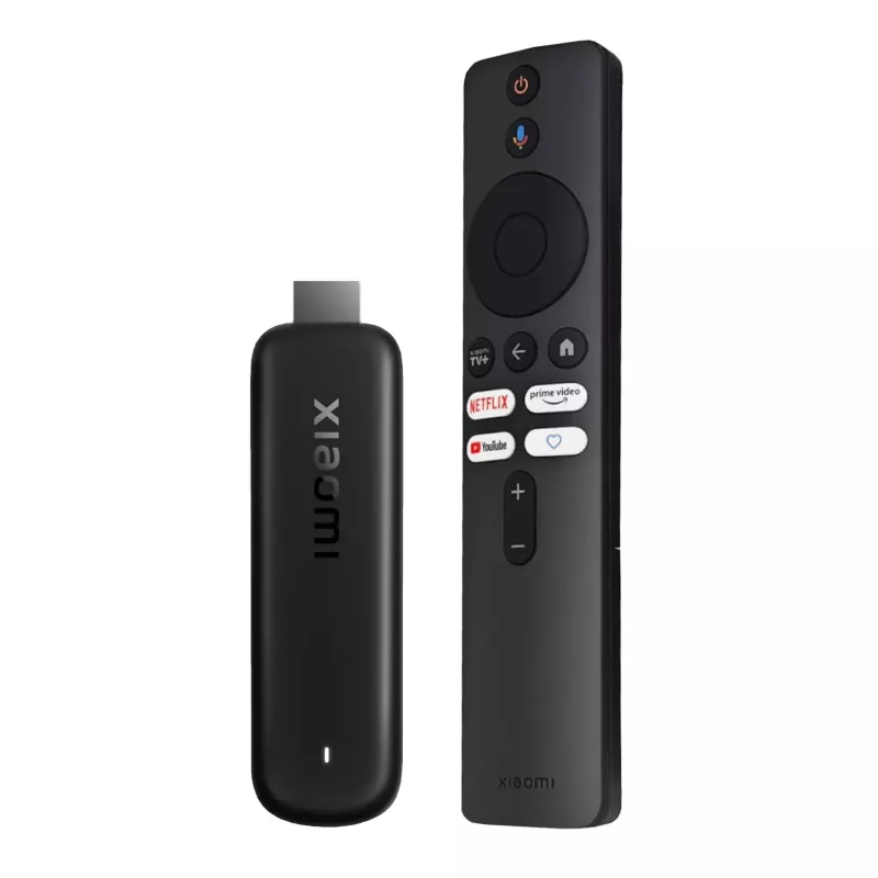 Xiaomi TV Stick HD (2nd Gen) – 1080p srautinio turinio grotuvas, Android TV 11, 1GB RAM, 8GB atminties, Bluetooth 5.0, juodas