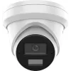 Hikvision DS-2CD2343G2-LI2U 4MP AcuSense Turret IP kamera su išmaniu hibridiniu apšvietimu, 2,8mm