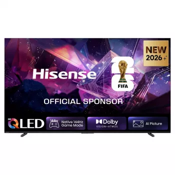 Hisense 100Q7S PRO 100 colių 4K Hi-QLED išmanusis televizorius 144Hz 6ms HDR Wi-Fi Bluetooth Juoda/Pilka