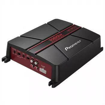 Pioneer GM-A6704 4 kanalų AB klasės automobilinis stiprintuvas – 1000W maks., 60W RMS x 4 esant 4 omų