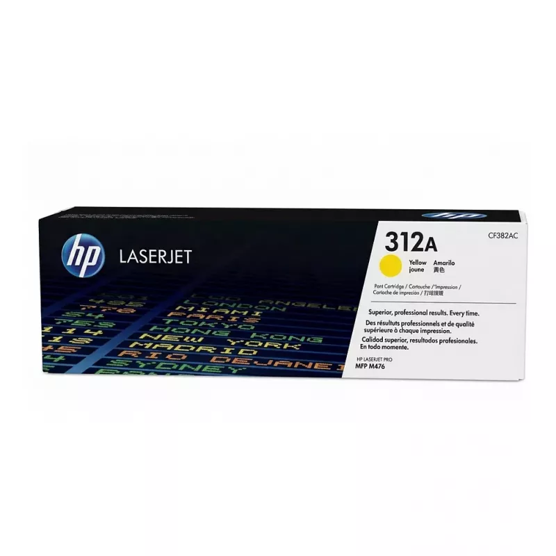 HP 312A (CF382AC) Original Toner Cartridge, Geltona, 2 700 puslapių