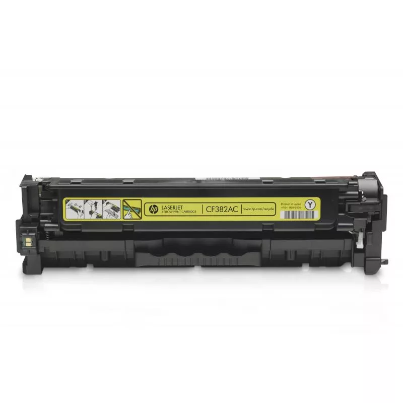 HP 312A (CF382AC) Original Toner Cartridge, Geltona, 2 700 puslapių