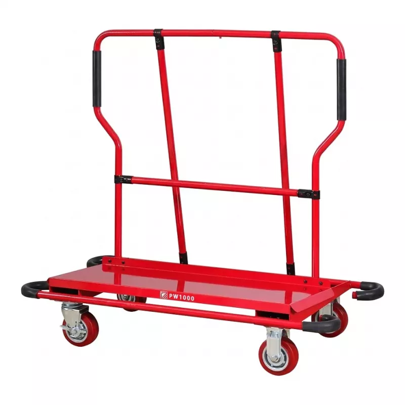 HOLZMANN MASCHINEN PW1000 Plasterboard Trolley, 1000 kg Capacity, 1220x560 mm Platform