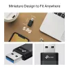 TP-LINK Archer TX23U AX1800 Mini Wi-Fi 6 belaidis USB adapteris, dviejų juostų, USB 3.0, MU-MIMO, OFDMA, WPA3, juodas