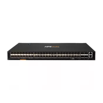 HPE Aruba 8320 48-Port 10GbE SFP+ ir 6-Port 40GbE QSFP+ valdomas Layer 3 tinklo jungiklis su 2x 400W maitinimo šaltiniais, 5 ventiliatoriais, stovo montavimo komplektu, TAA atitiktis