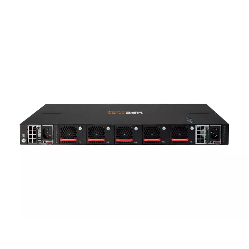 HPE Aruba 8320 48-Port 10GbE SFP+ ir 6-Port 40GbE QSFP+ valdomas Layer 3 tinklo jungiklis su 2x 400W maitinimo šaltiniais, 5 ventiliatoriais, stovo montavimo komplektu, TAA atitiktis