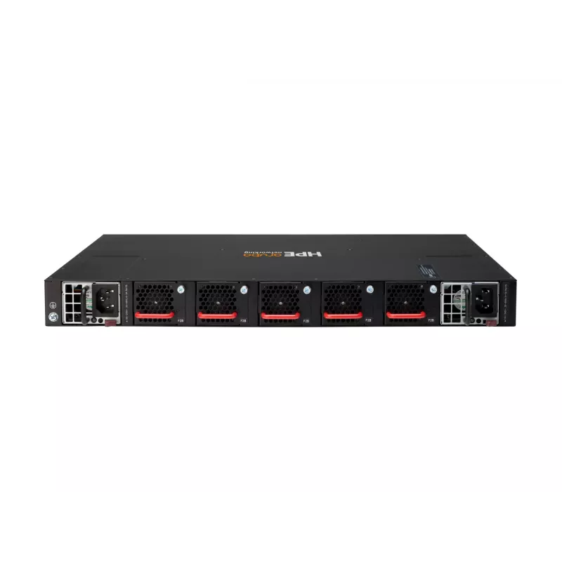 HPE Aruba 8320 48-Port 10GbE SFP+ ir 6-Port 40GbE QSFP+ valdomas Layer 3 tinklo jungiklis su 2x 400W maitinimo šaltiniais, 5 ventiliatoriais, stovo montavimo komplektu, TAA atitiktis