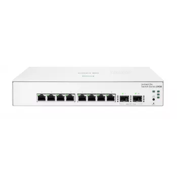 HPE Aruba Networking JL680A tinklo jungiklis, valdomas, Gigabit Ethernet (10/100/1000), 1U, baltas