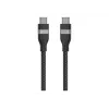 Anker USB C į USB C 240W Upcycled-Braided Greito Įkrovimo Laidas A82E2 (1,8 m, Juodas)