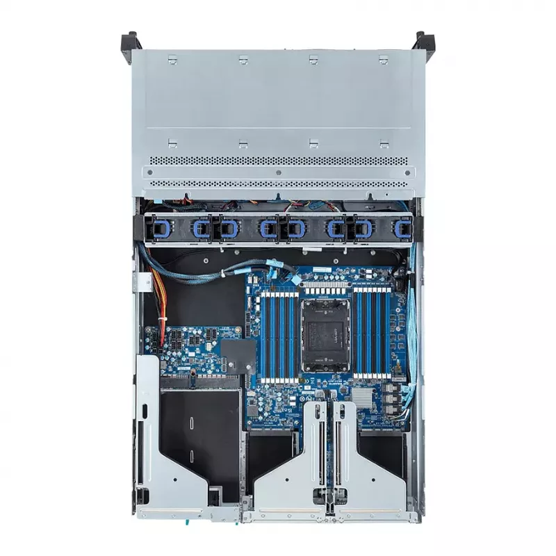 Giga Computing GigaByte R263-S30-AAH2 2U Rackmount Server Barebone, 12x 3,5 inch/2.5 inch Hot-Swap Bays, 2x 1300W Redundant PSU, Intel C236, LGA 1151