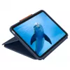 Logitech Rugged Combo 4 Touch klaviatūros dėklas su jutikliniu kilimėliu, skirtas Apple iPad 10th Generation - Classic Blue - Pan Nordic QWERTY