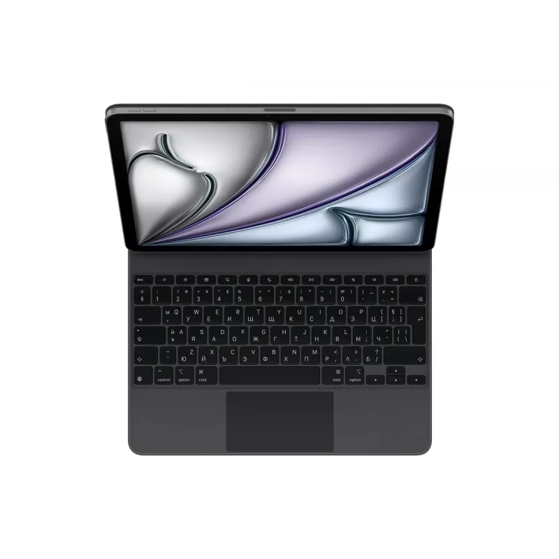 Apple klaviatūra, skirta iPad Air 13 colių (M4, M3) – laidinė – rusiška – juoda