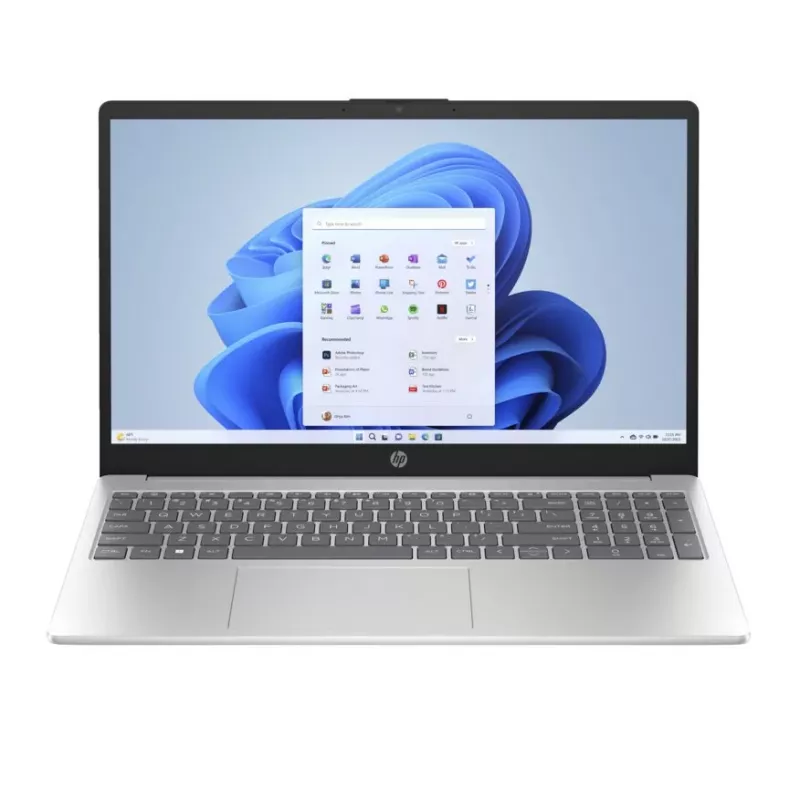 HP Laptop 15-fd0051ne, Intel Core i5-1335U, 8GB RAM, 512GB SSD, NVIDIA GeForce MX570 2GB, 15,6 inch Full HD IPS, Windows 11 Home, Natural Silver (atnaujinta prekė)